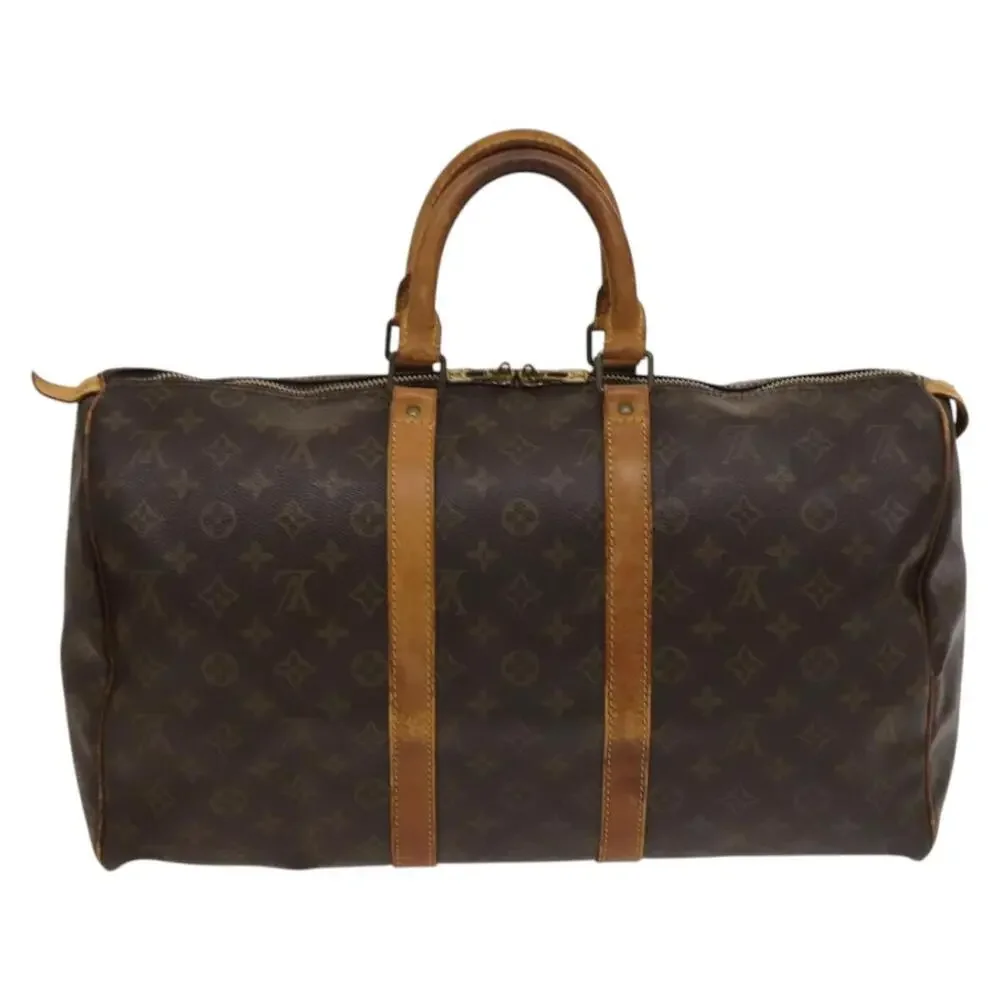 LOUIS VUITTON Monogram Keepall 45 Boston Bag M41428